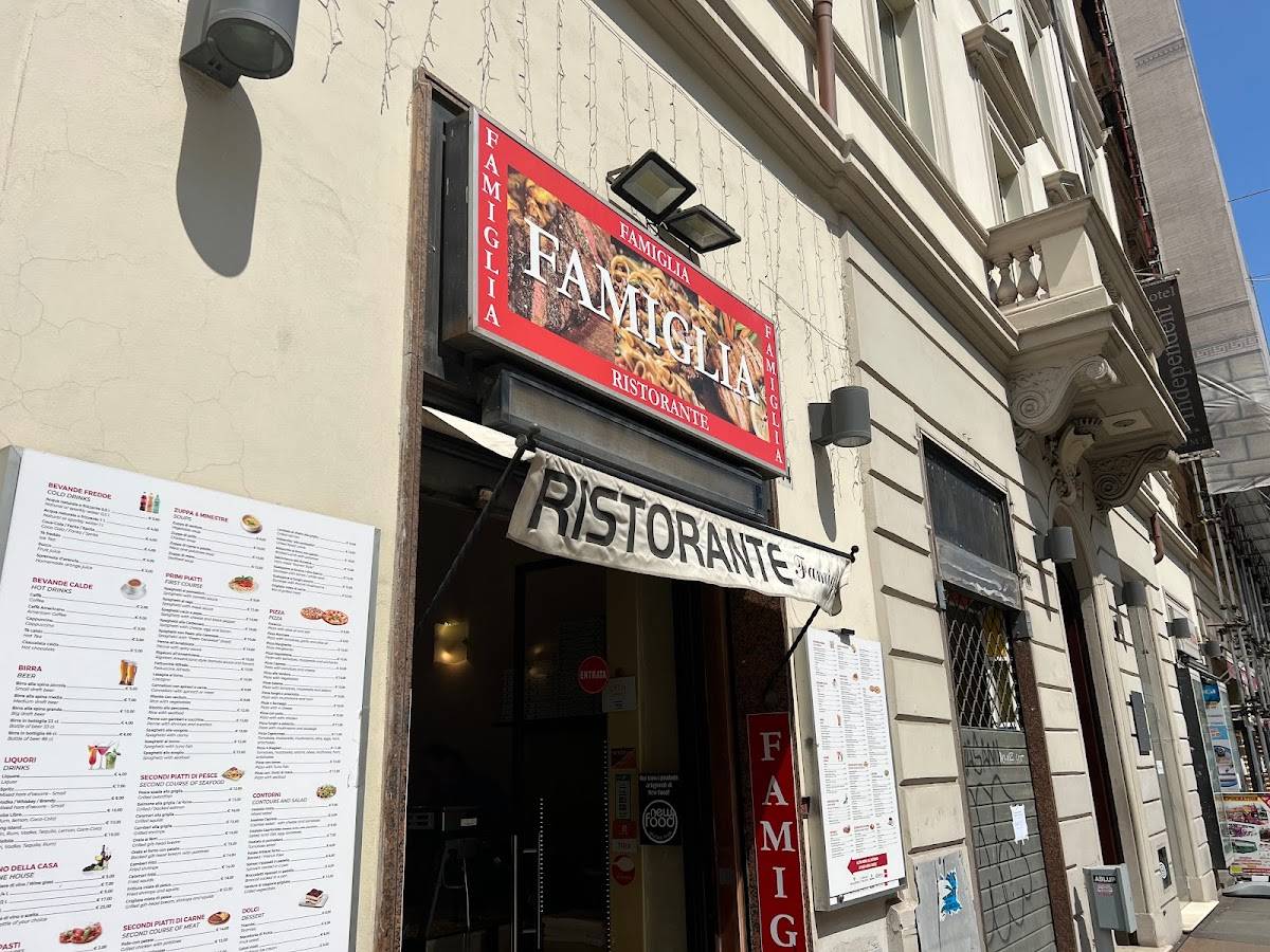 Famiglia меню