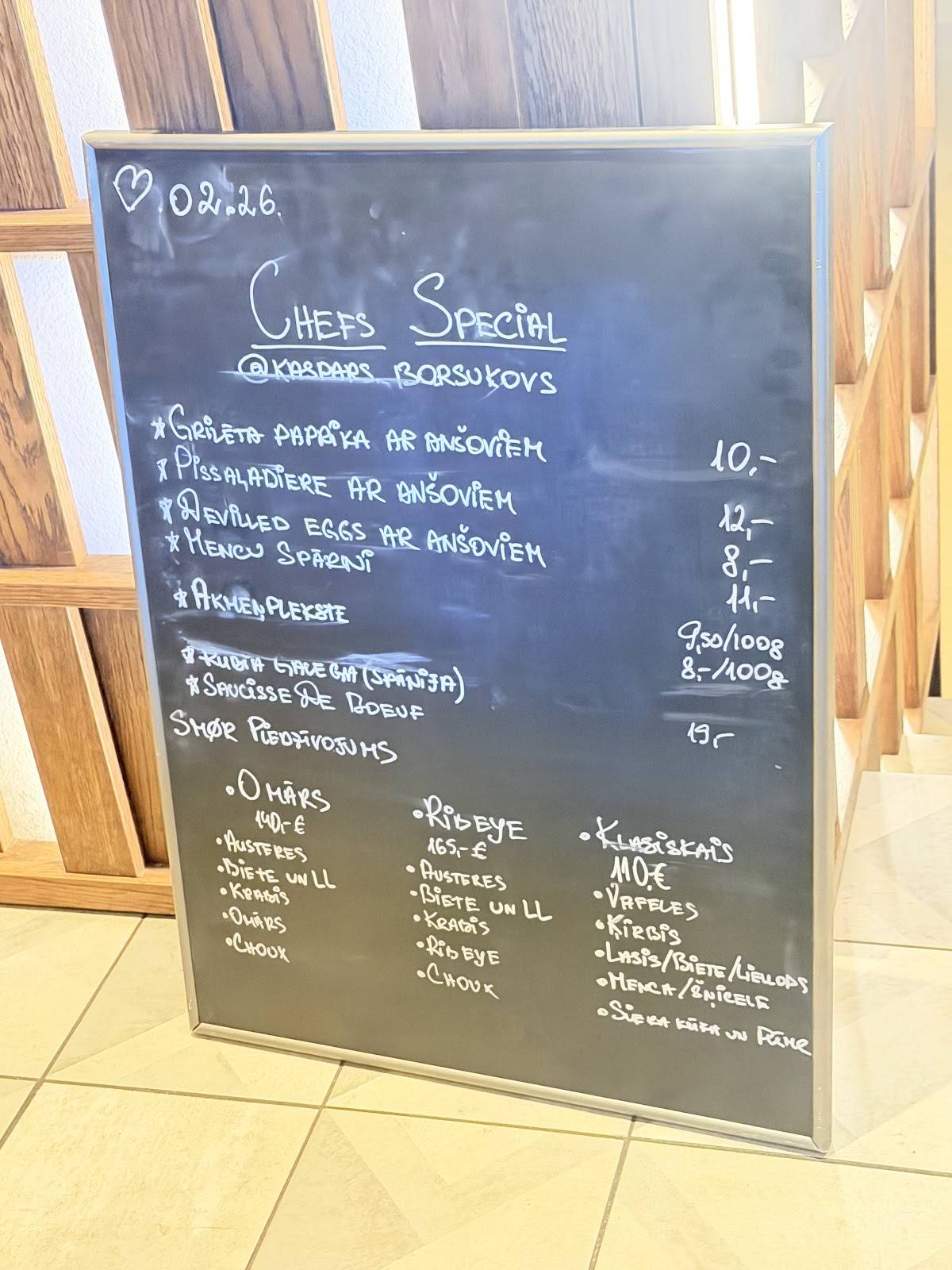 SMOR Modern Bistro меню