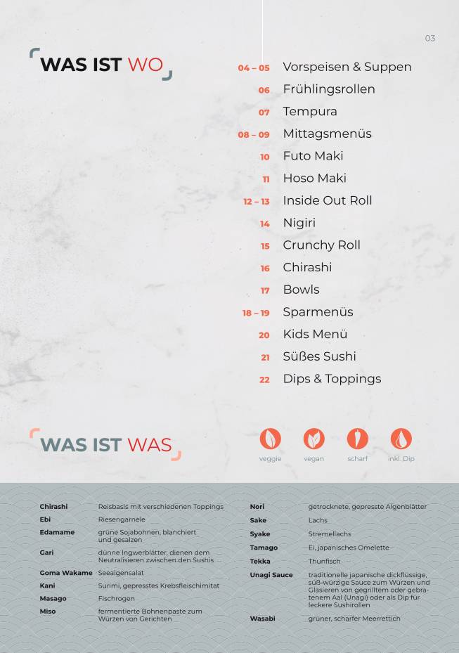 SUSHIFREUNDE Rostock меню
