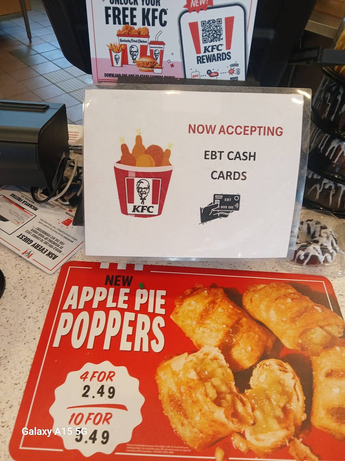 KFC меню