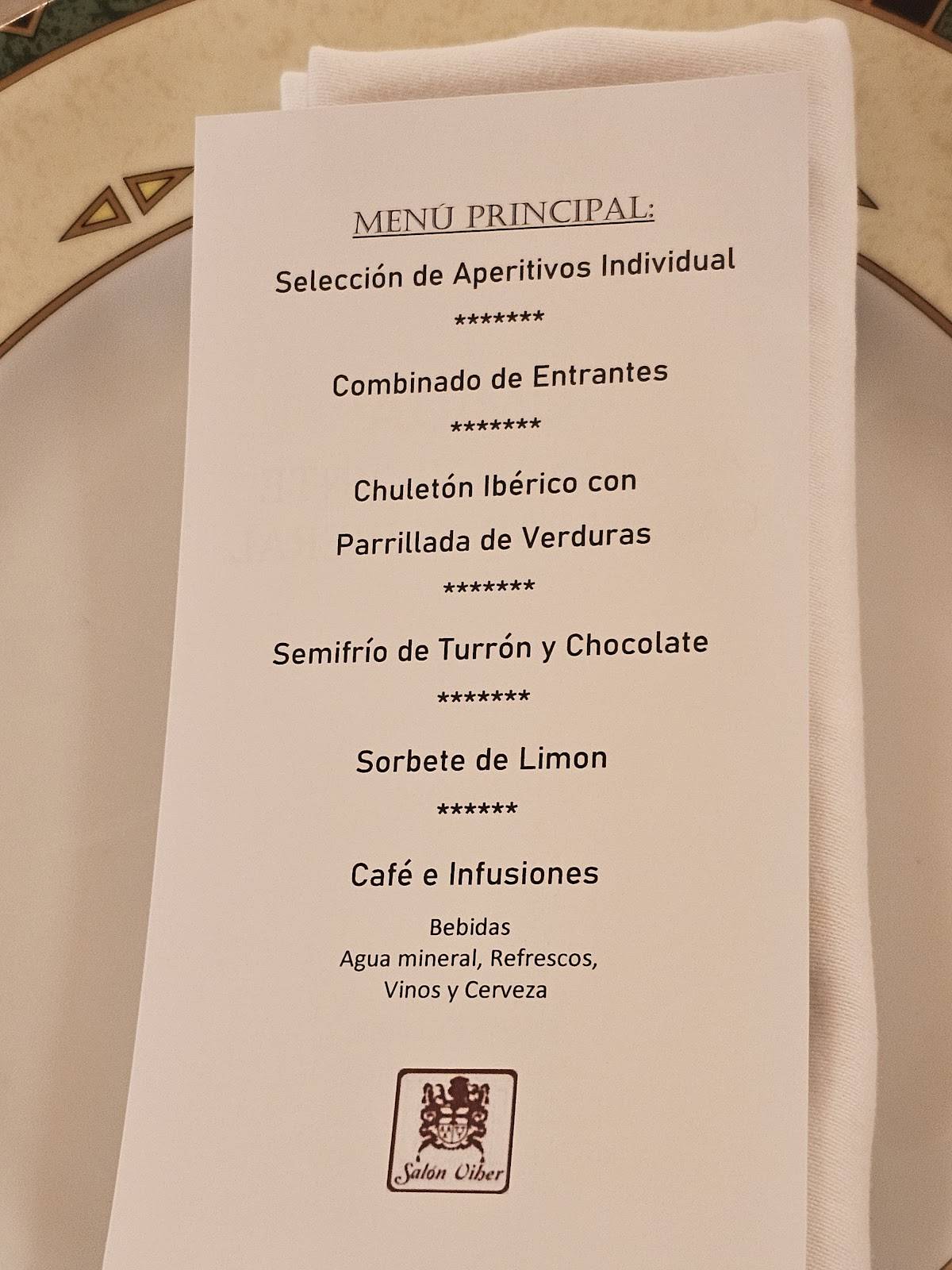 Salón Viher меню