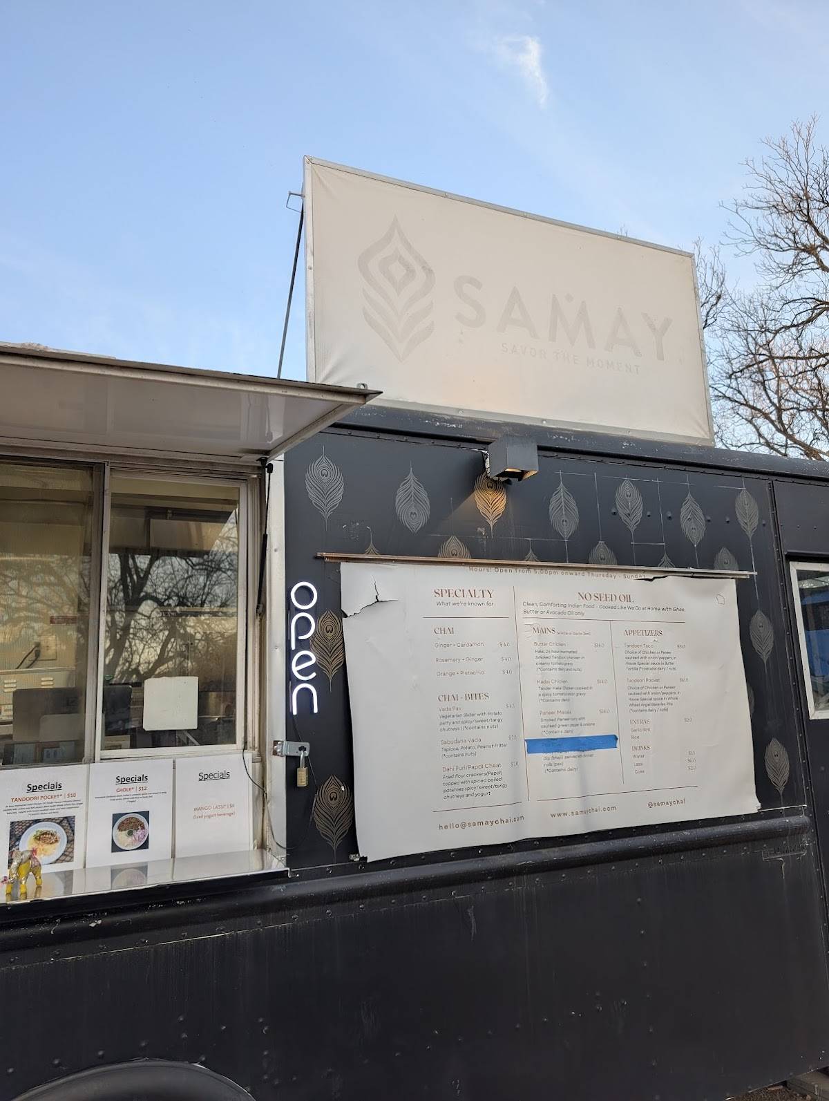 Samay Chai меню