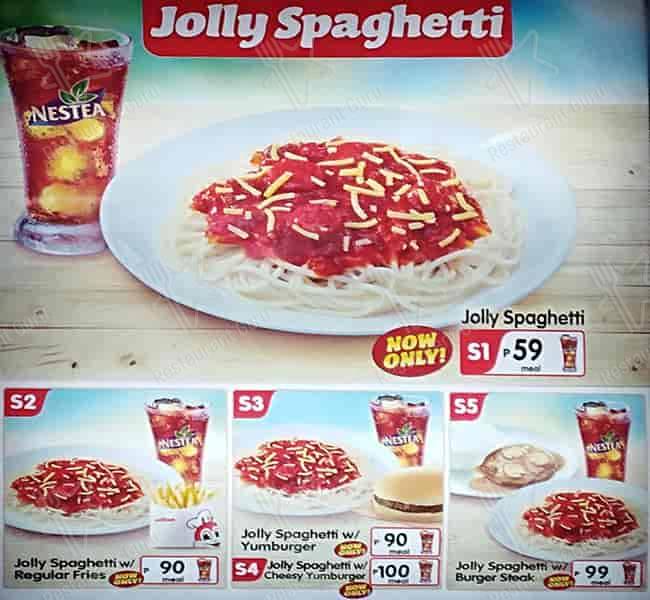 Jollibee Vista Mall Nuvali меню