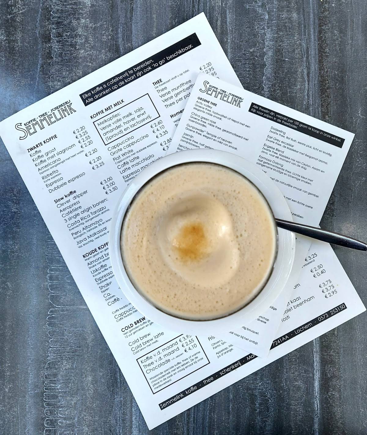 Semmelink coffee tearoom меню