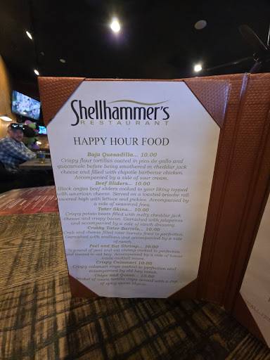 Shellhammer's меню