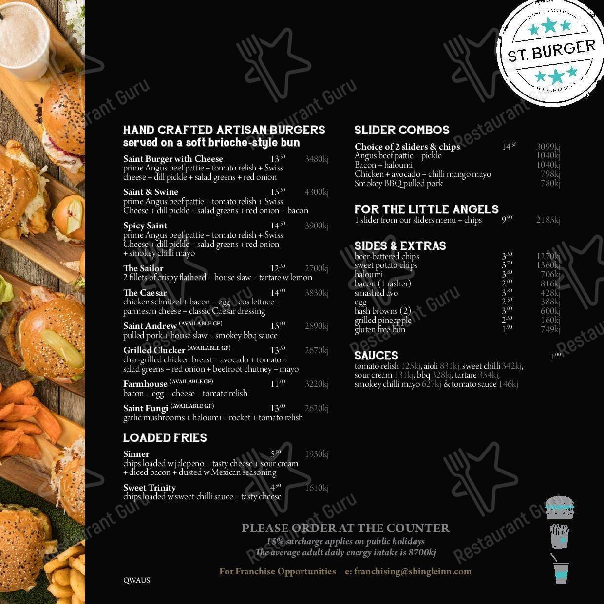 Shingle Inn - Ocean Keys меню