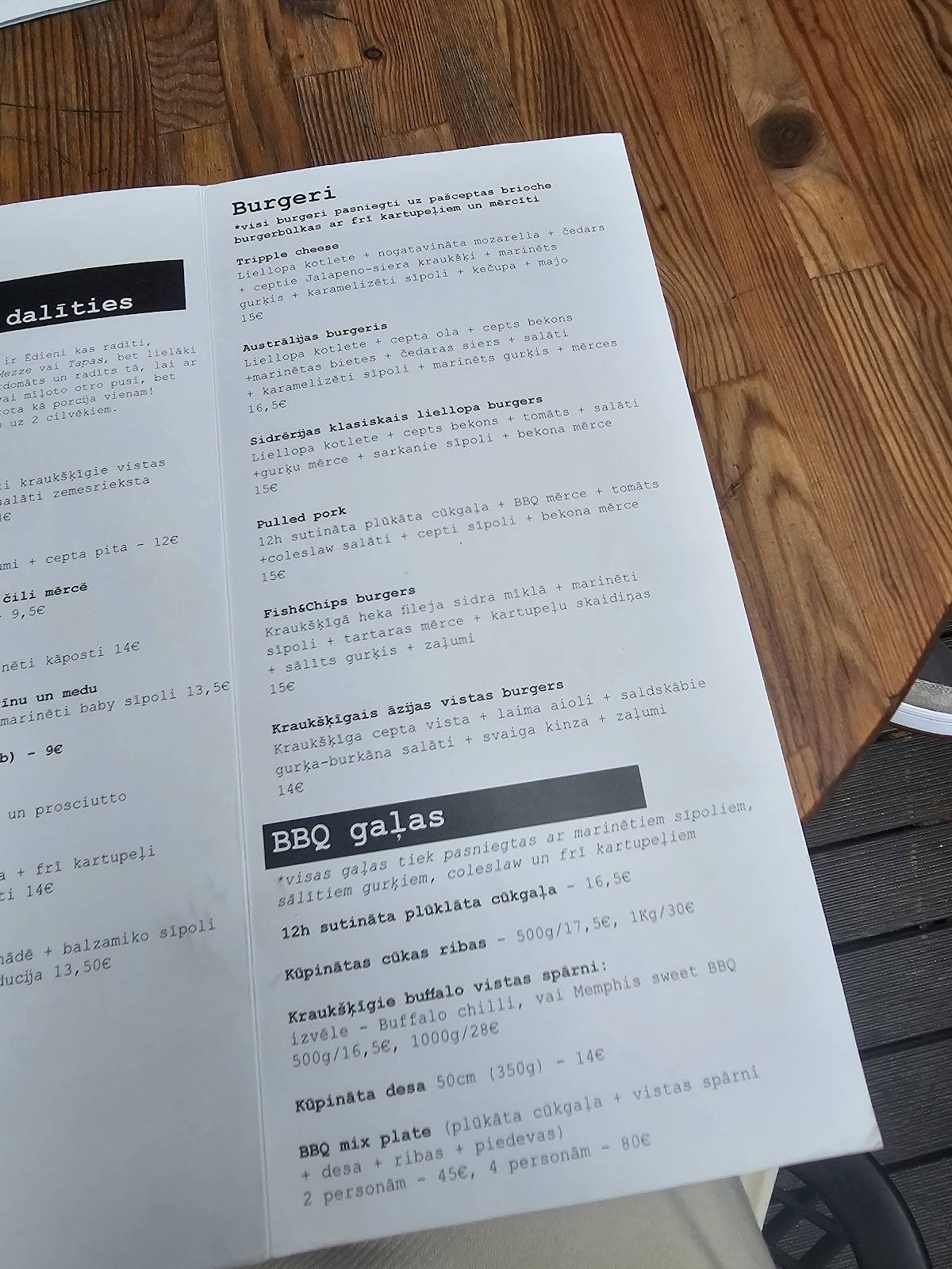 Sidrerija Taproom меню