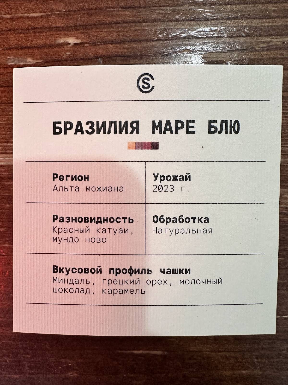 Skuratov Coffee меню