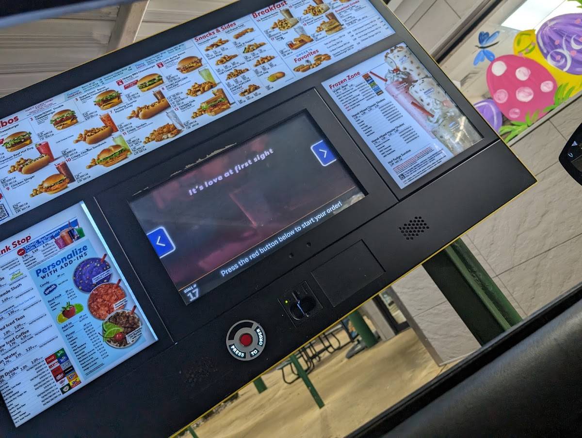 Sonic Drive-In меню
