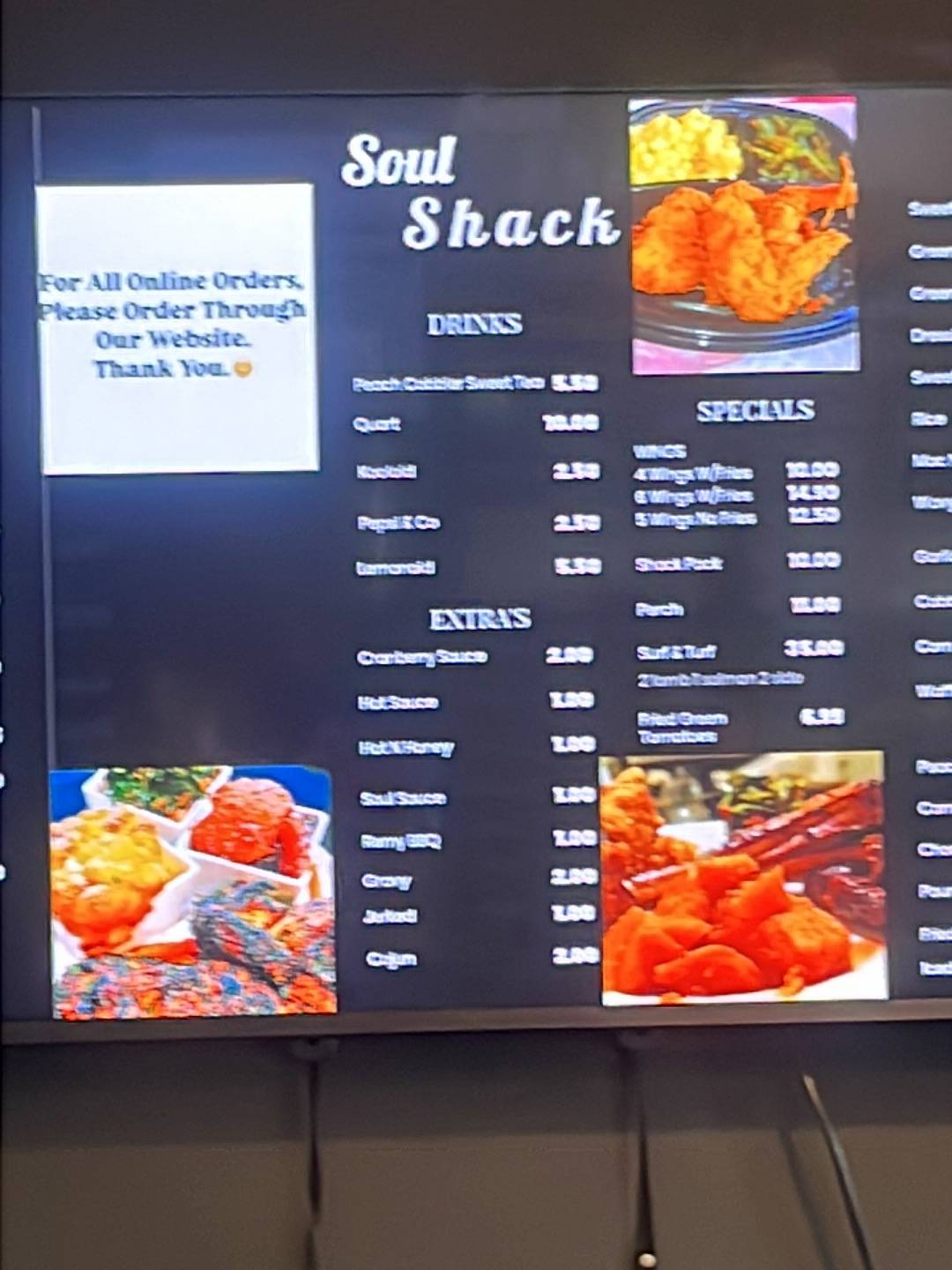 Soul Shack Express меню
