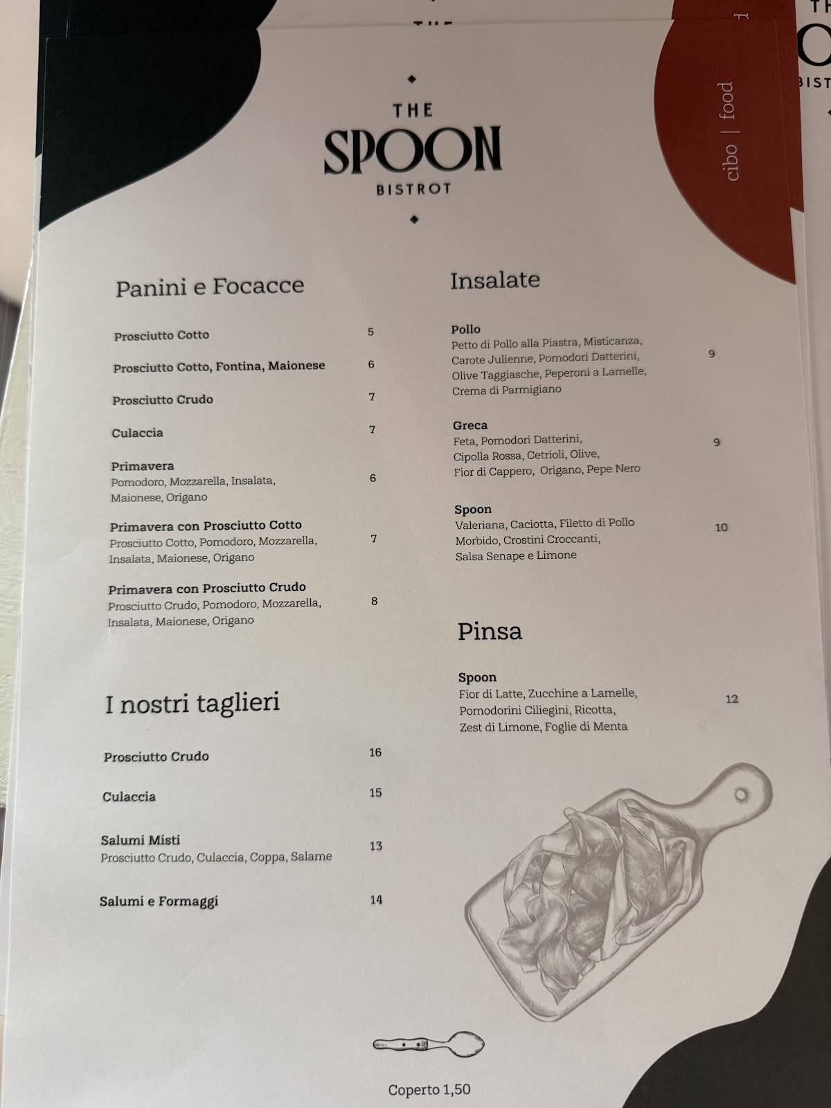 Spoon меню