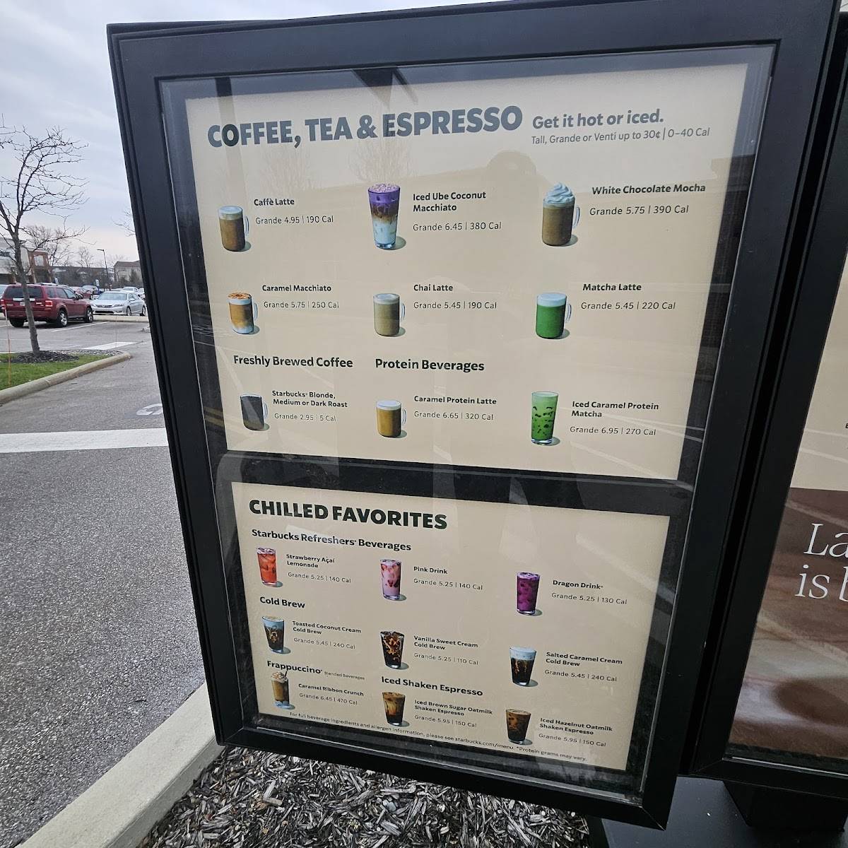 Starbucks Coffee Company меню