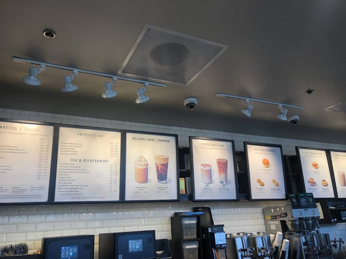 Starbucks Coffee Company меню