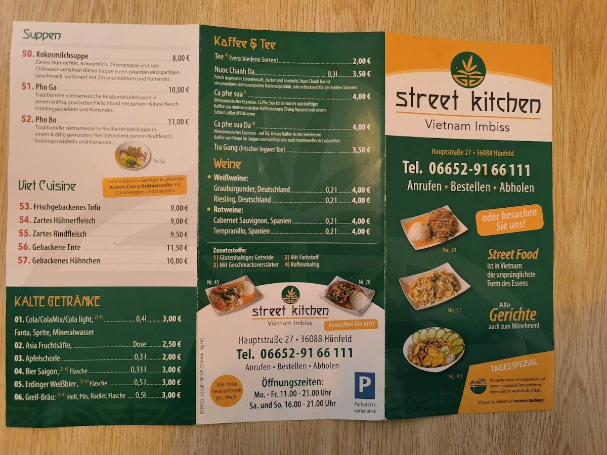 Street Kitchen Vietnam Imbiss меню
