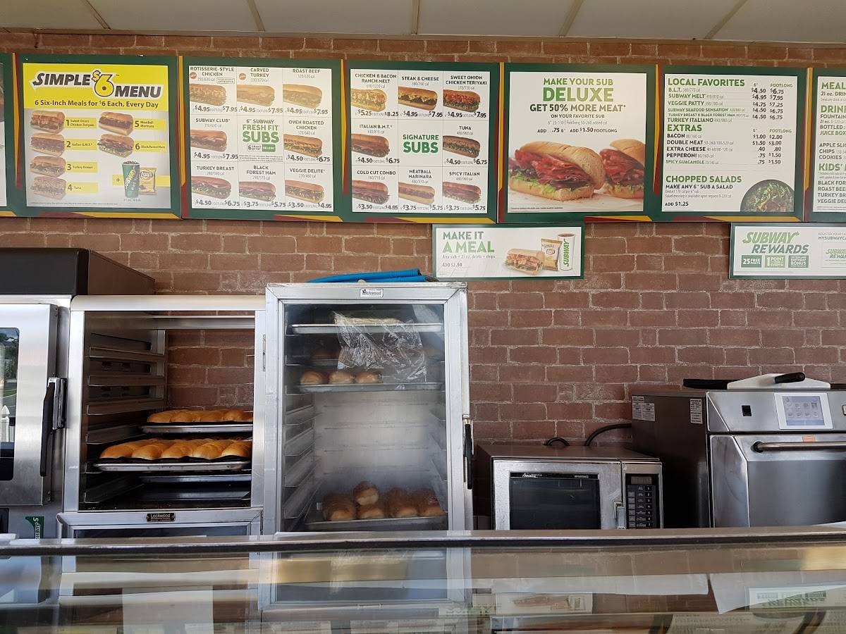 Subway меню