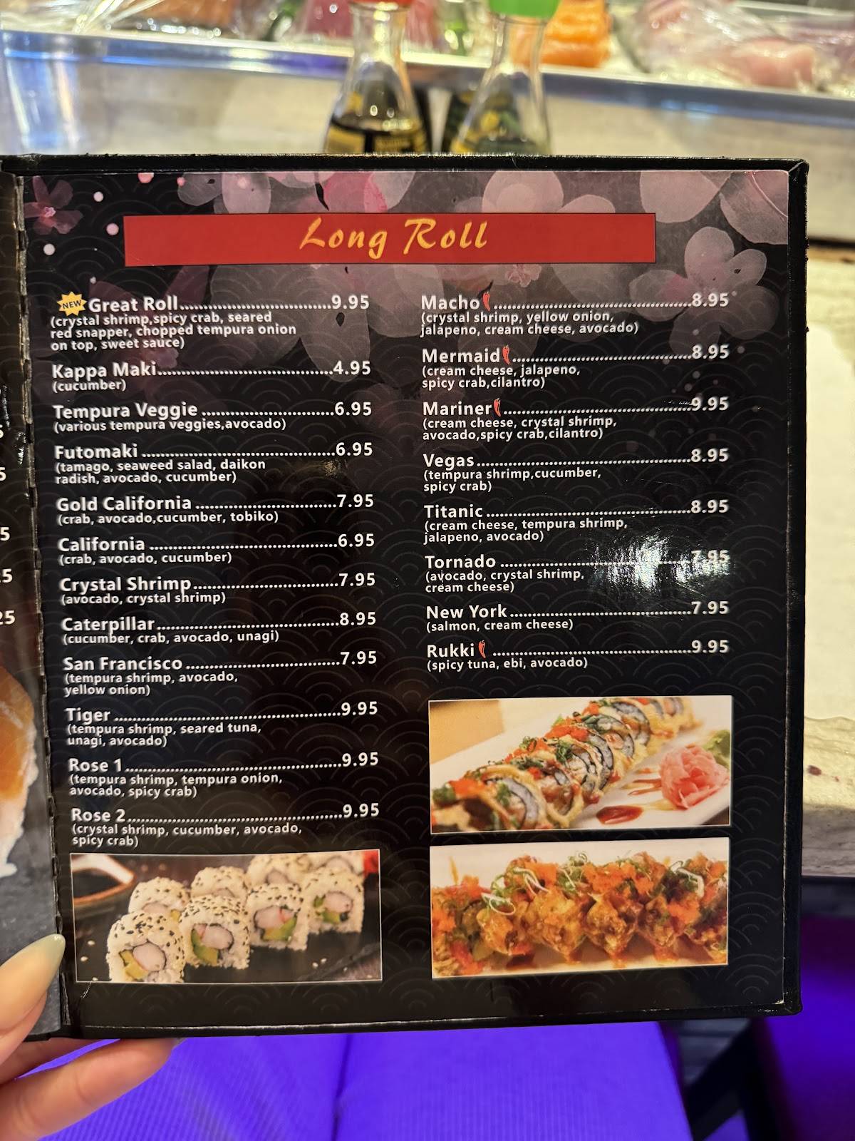 Sushi Rose меню