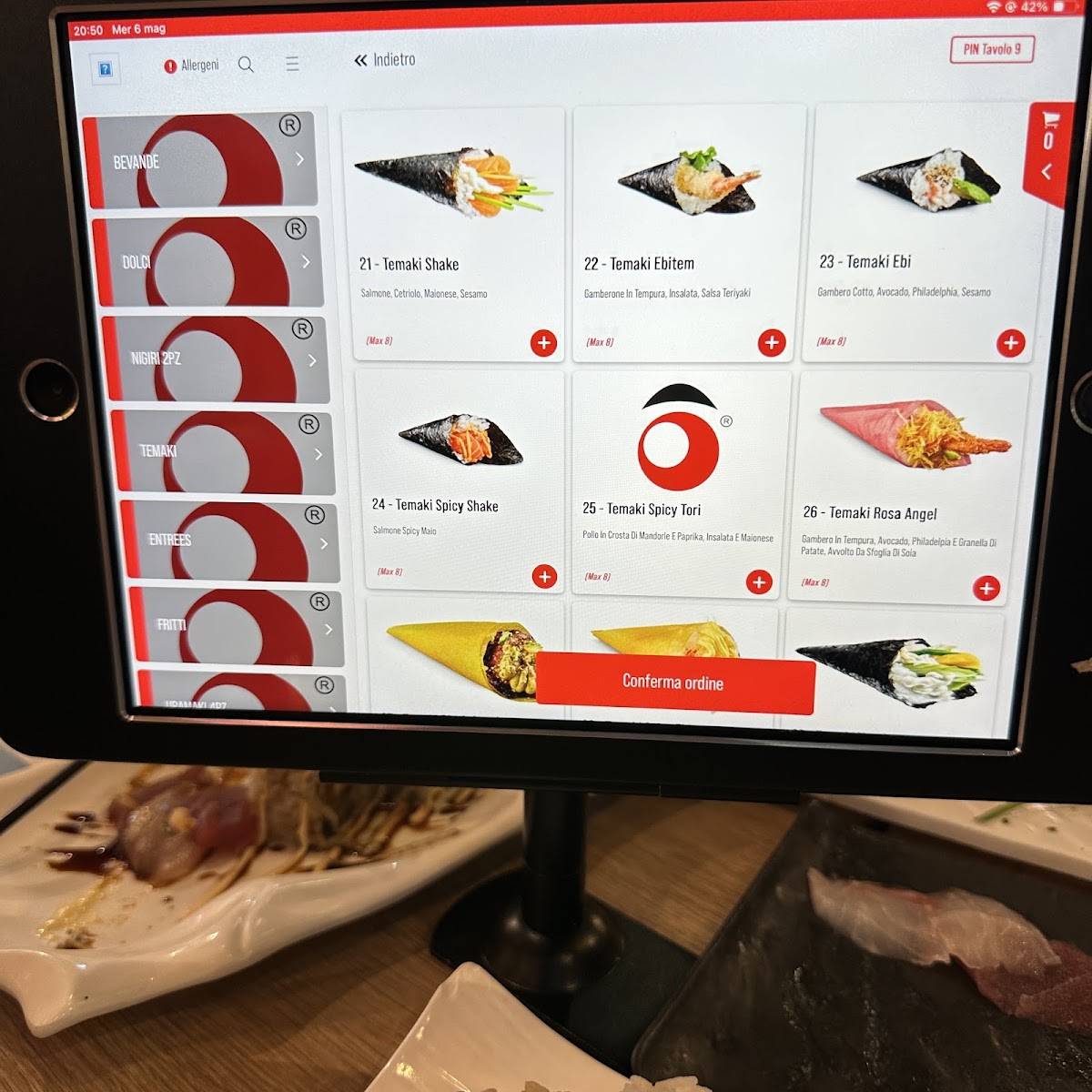 Sushiko Roma- Centro commerciale Castel Romano меню
