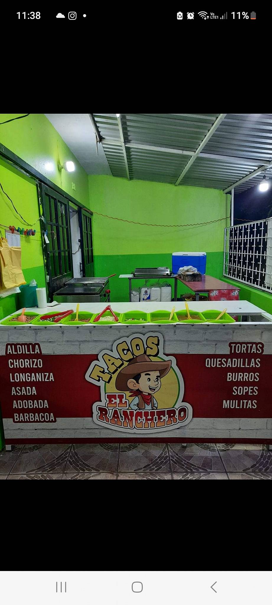 TACOS EL RANCHERO AUTLAN меню