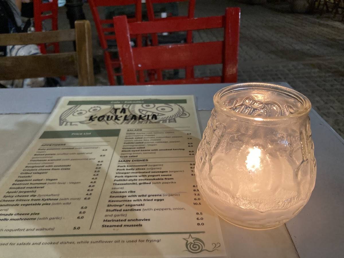Ta Kouklakia - Coffee & Raki меню