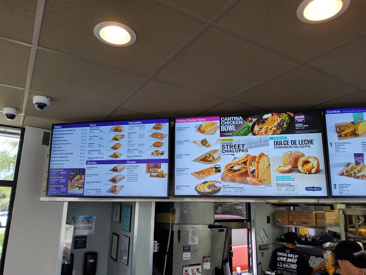 Taco Bell меню