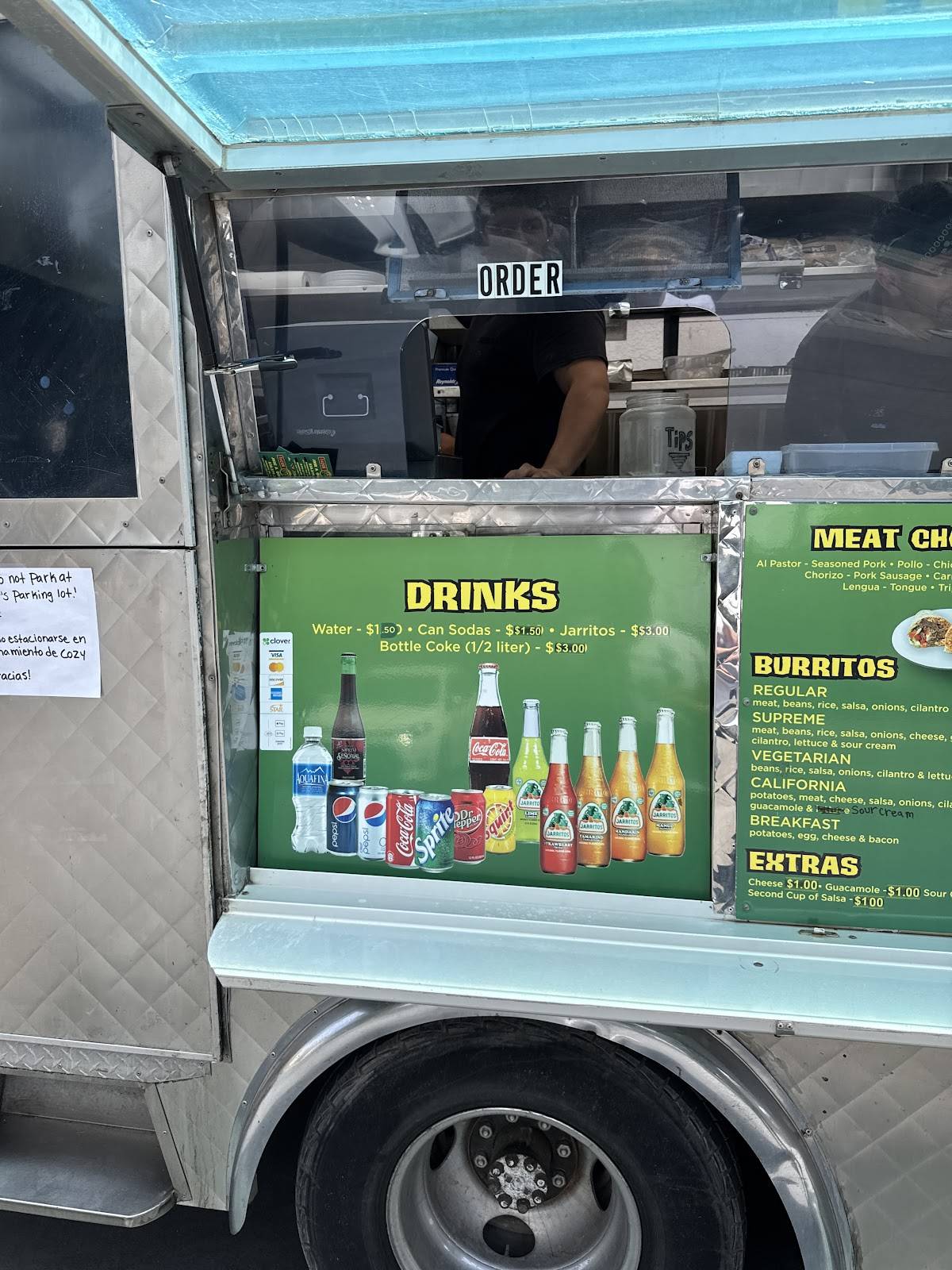 Tacos Super Tonaya меню