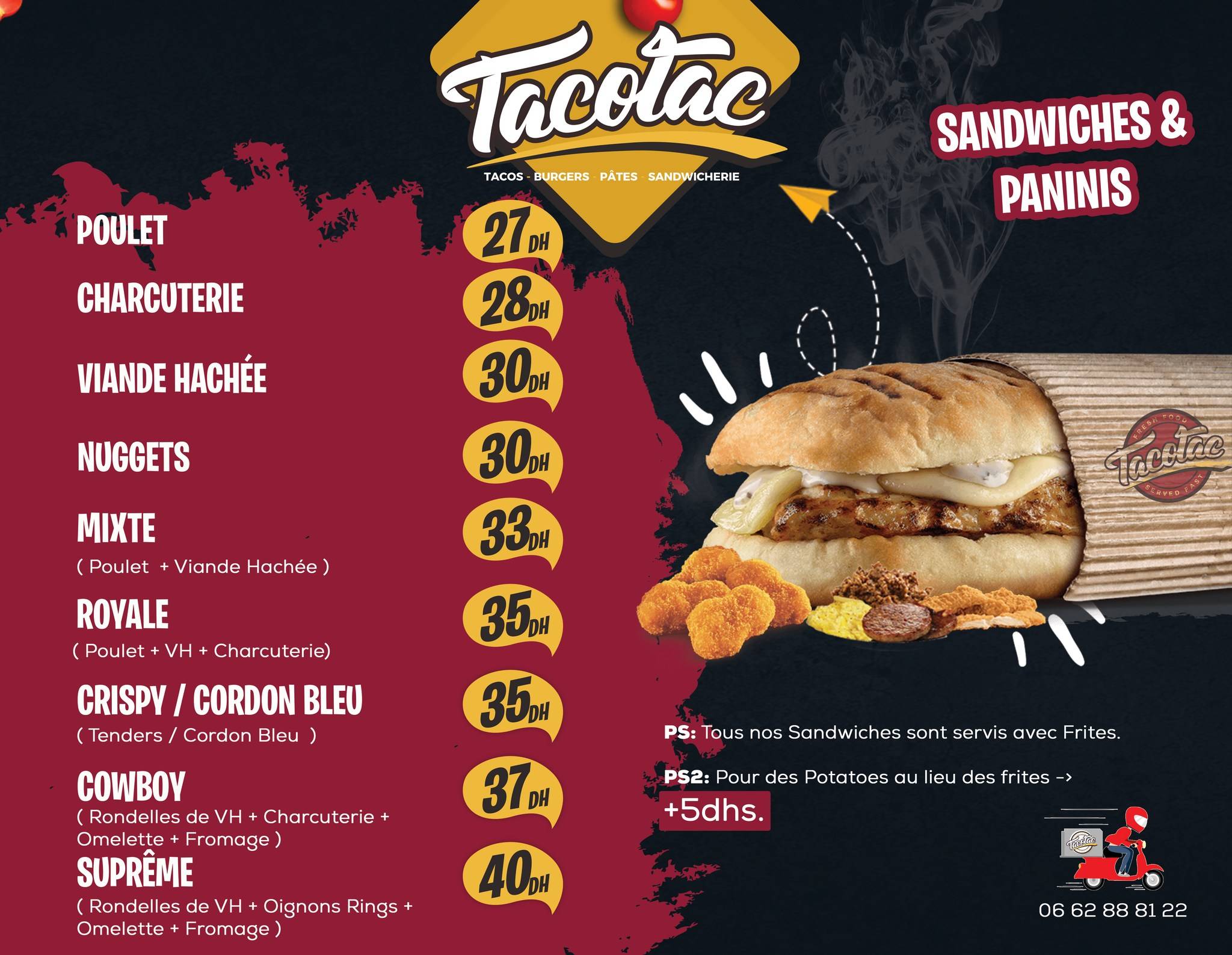Tacotac меню