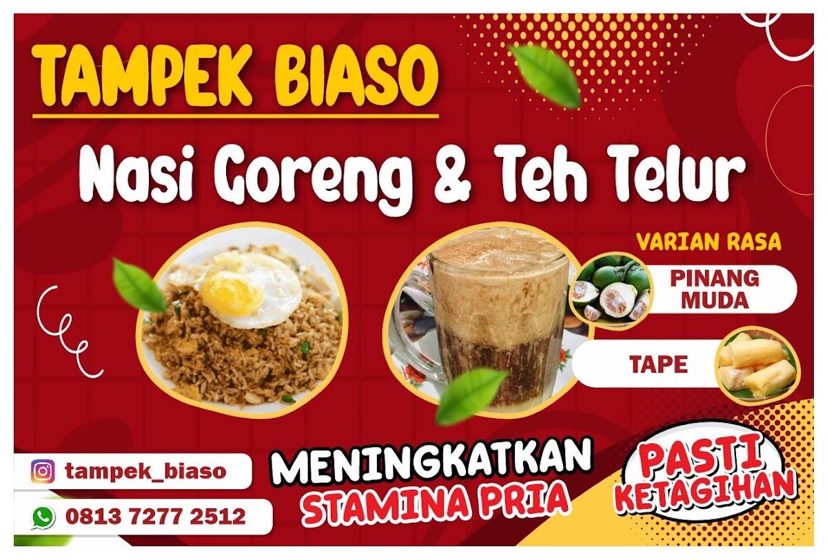 Tampek Biaso меню