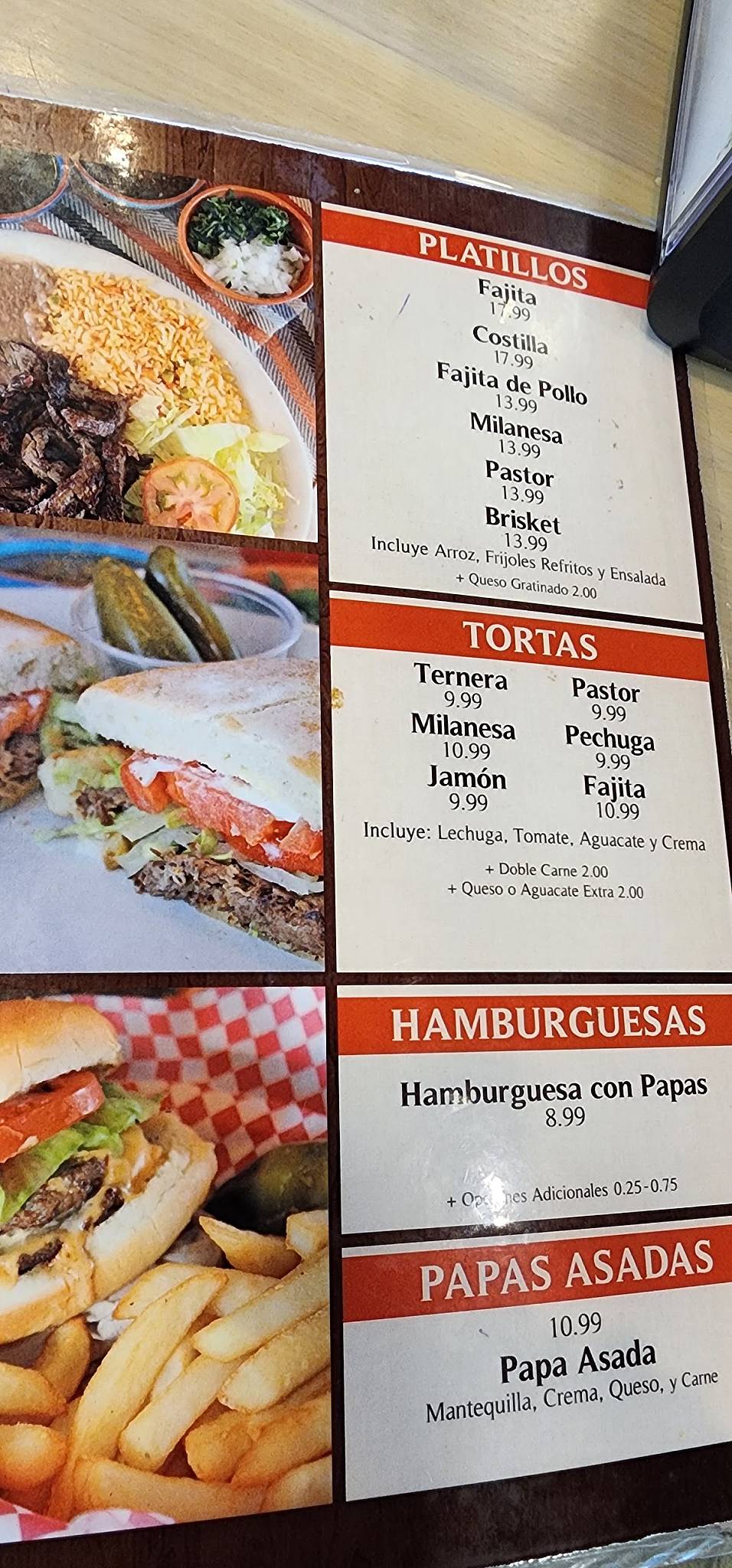Taquitos Ravi Restaurant меню