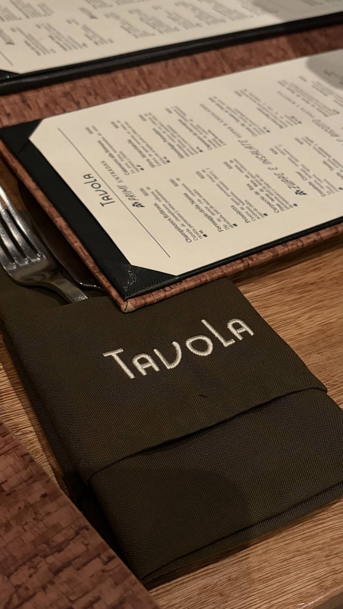Tavola Mérida меню