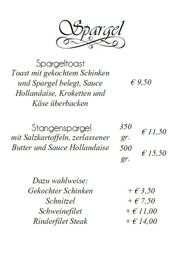 Tepferdt меню