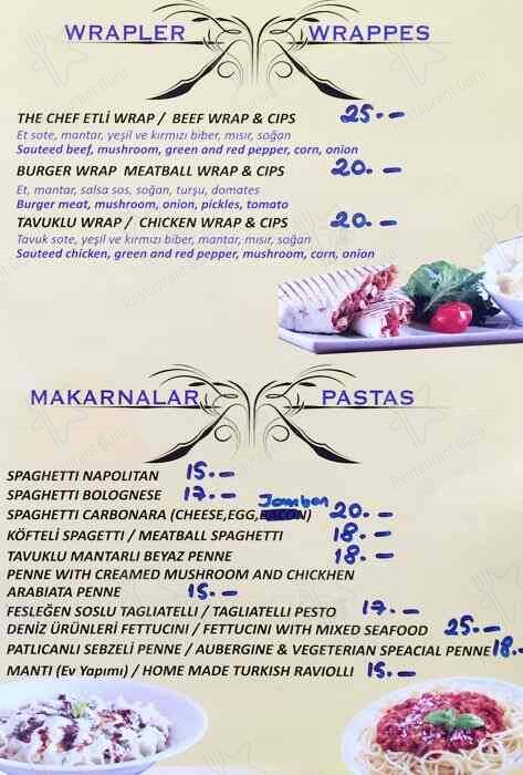 The Chef меню