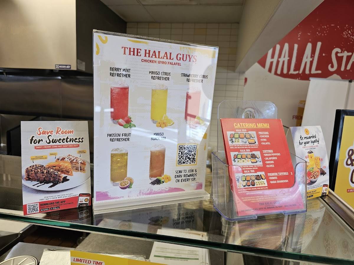 The Halal Guys меню