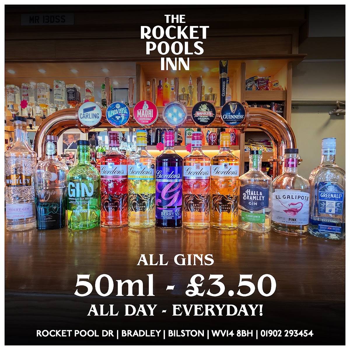 The Rocket Pools Inn меню