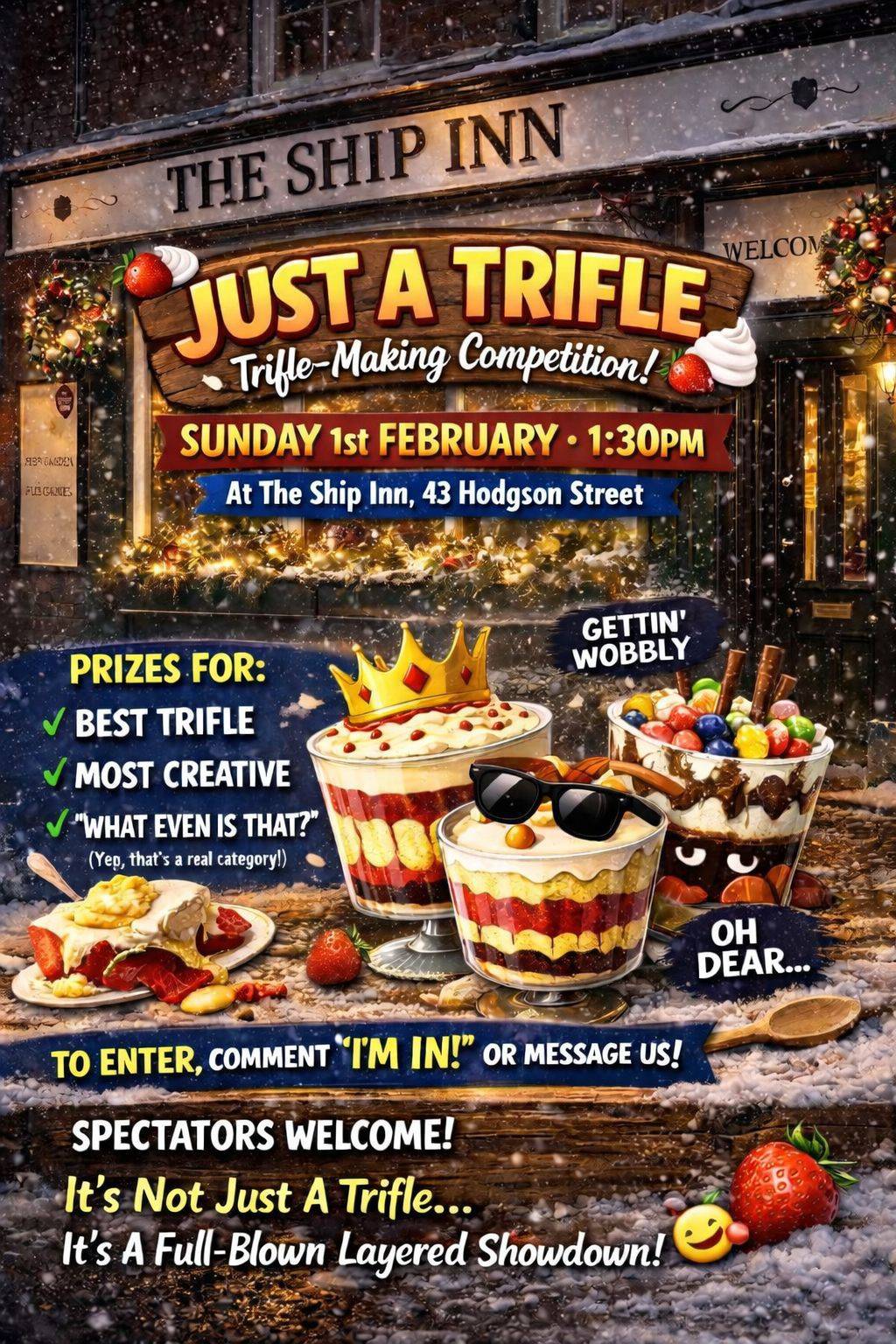 The Ship Inn on Hodgson Street меню