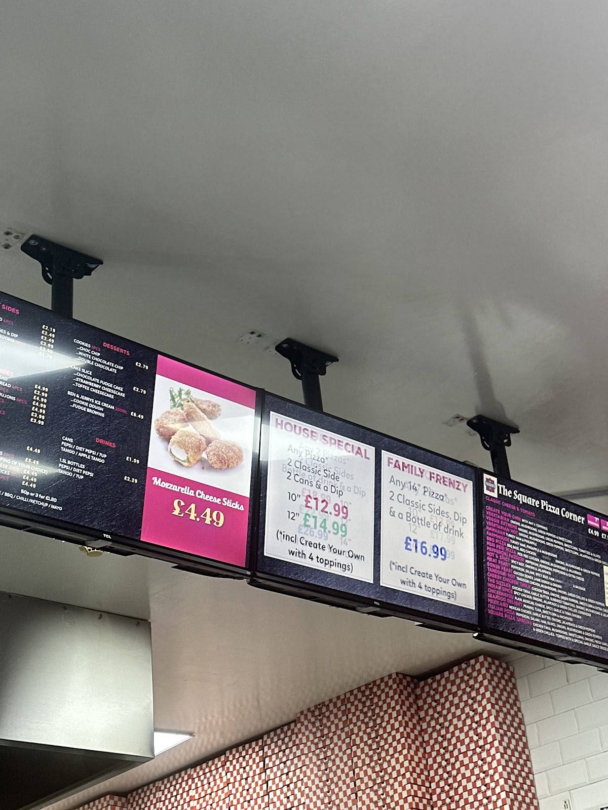 The Square Pizza Corner меню