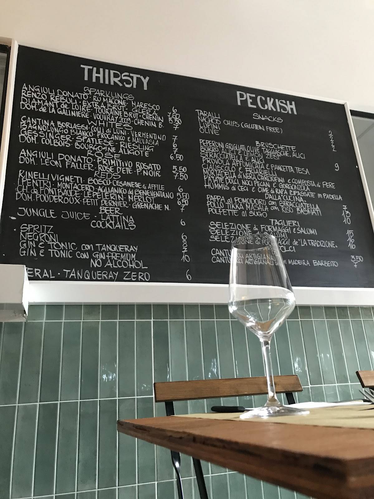 Tipsy Monteverde меню