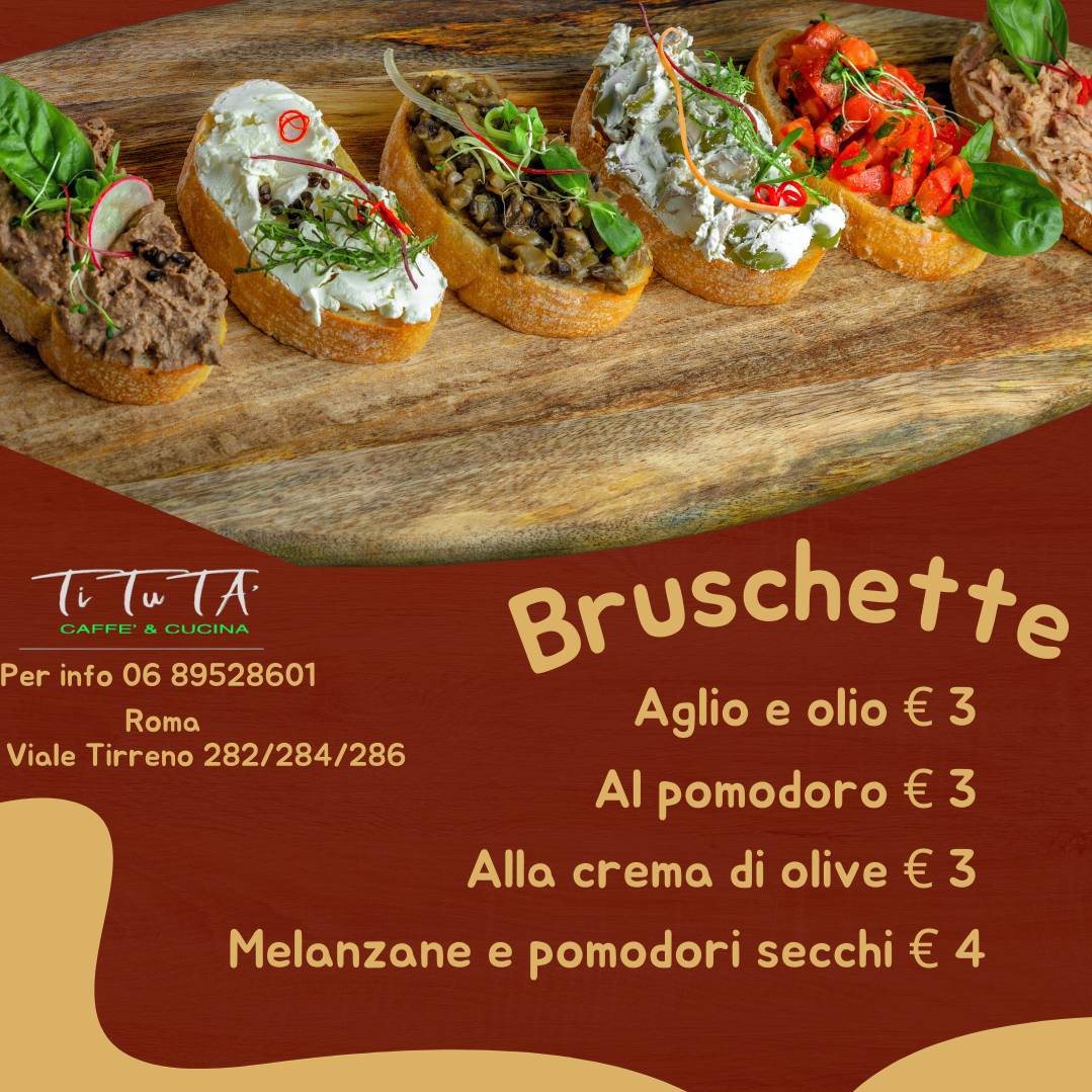 Titutà меню