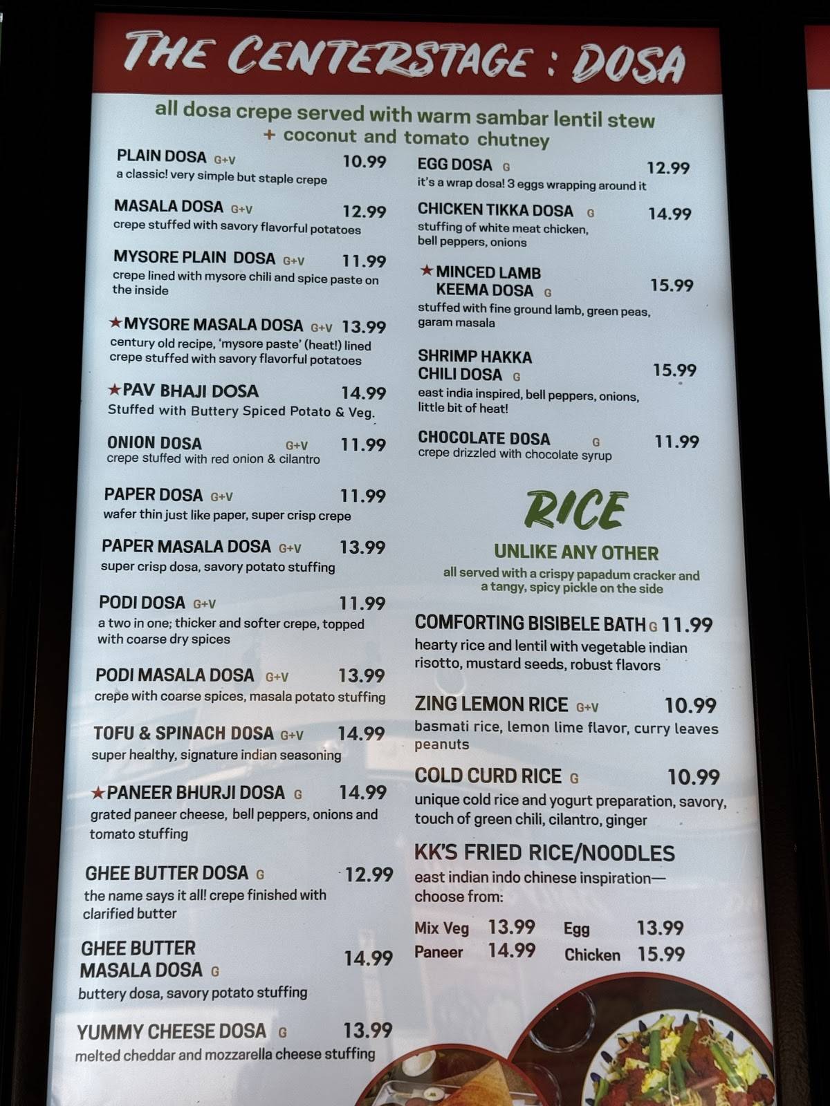 My Roti Place/My Dosa Place-Toronto меню