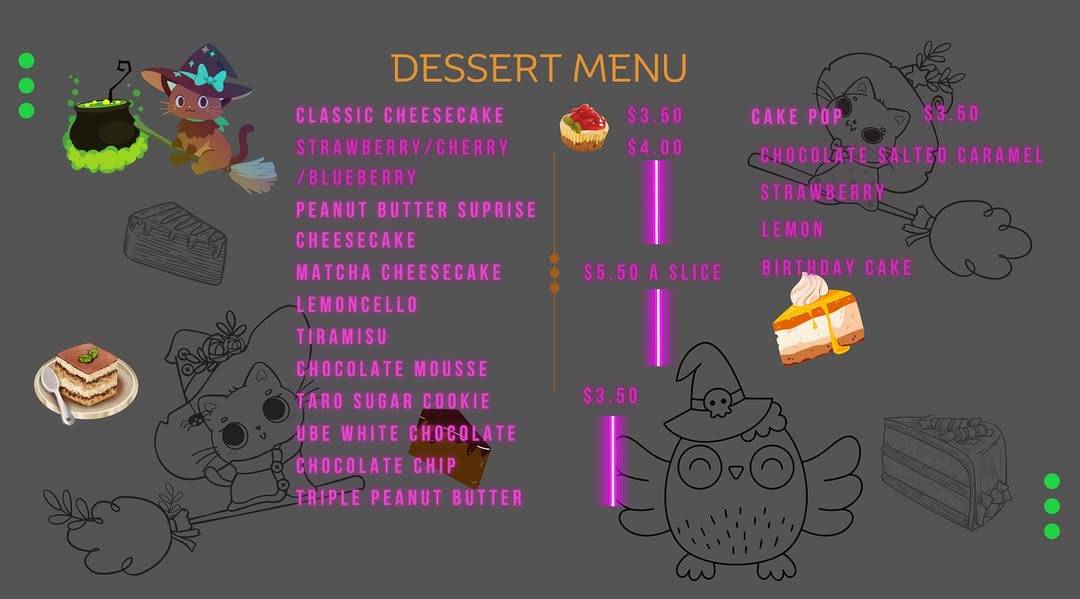 Twisted Sisters’ Bubble Brew & Bakery меню