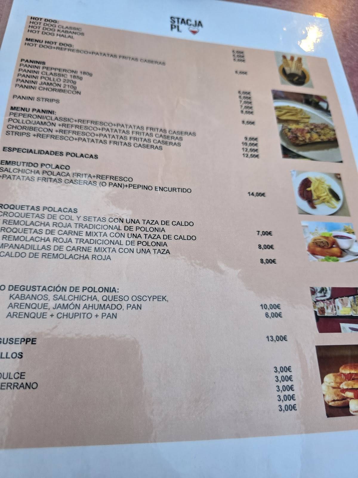 STACJA PL меню