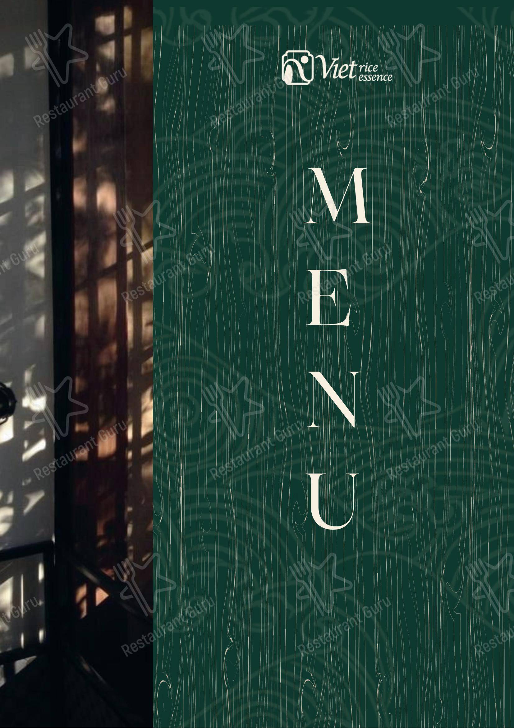 Viet Rice Essence - Restauracja Wietnamska Bemowo в Варшаве - Меню