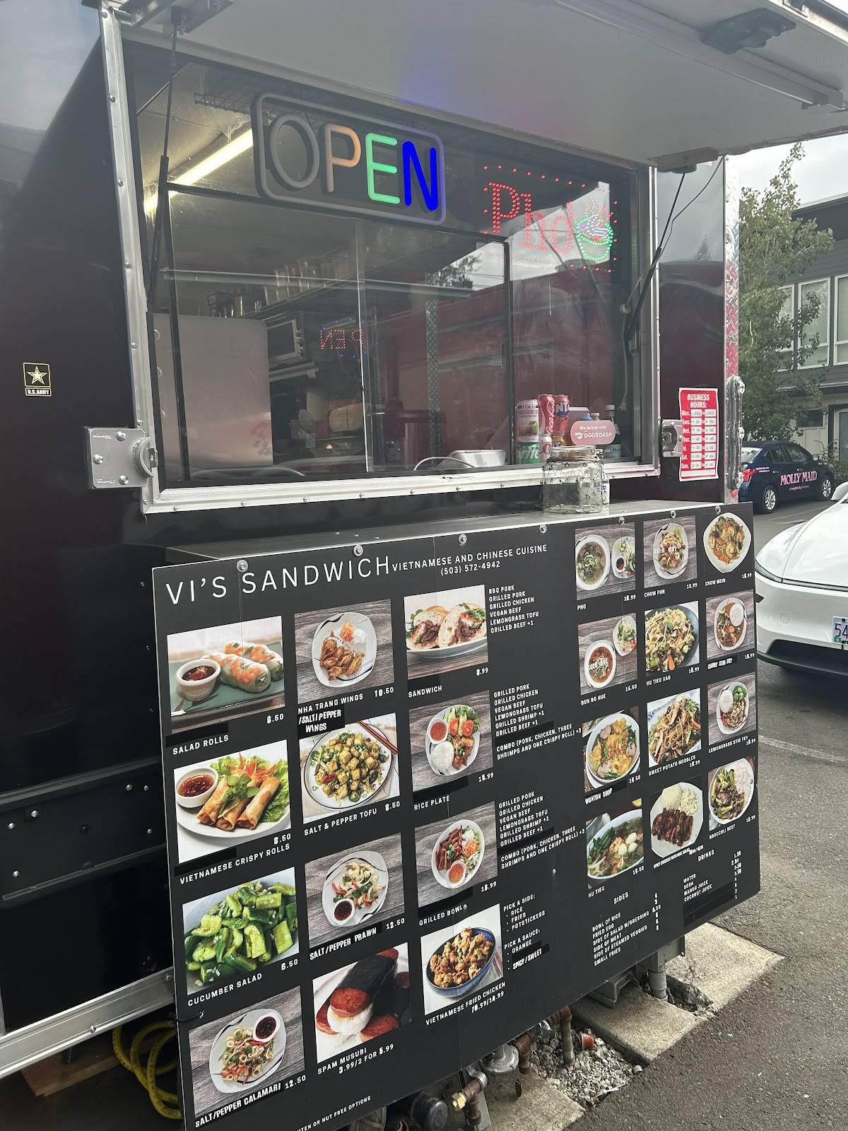Vi's Sandwich меню