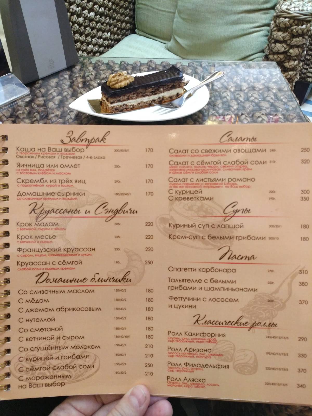 Coffeshop company меню