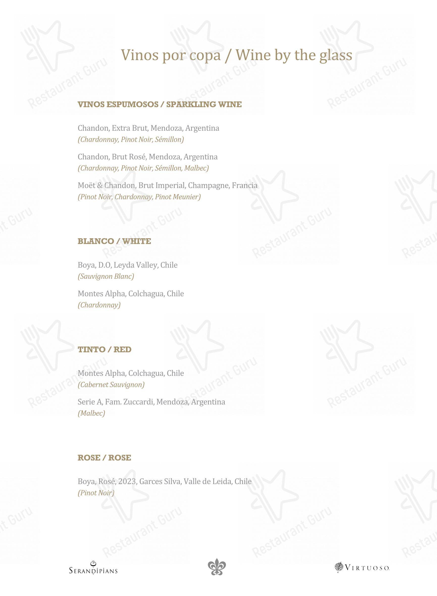Wayra - Relais & Chateaux в Урубамбе - 菜单