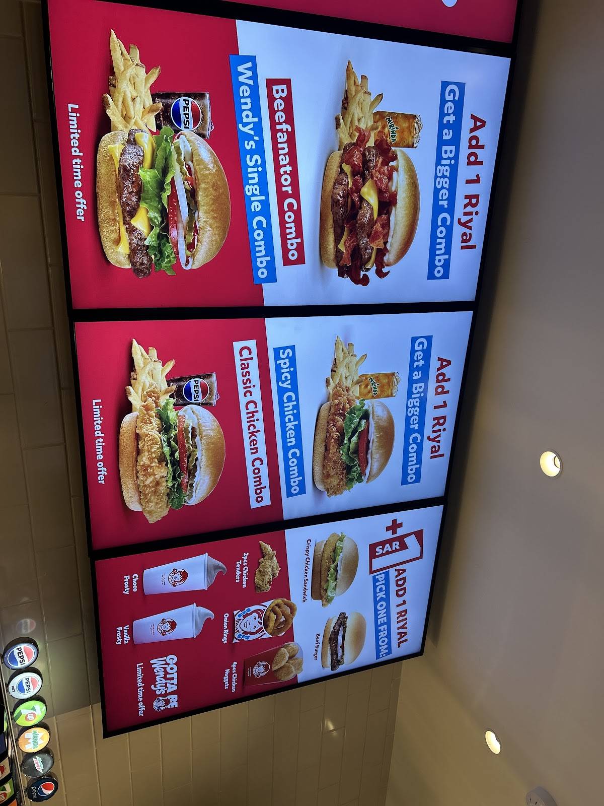 Wendy's ونديز - Riyadh Gallery меню