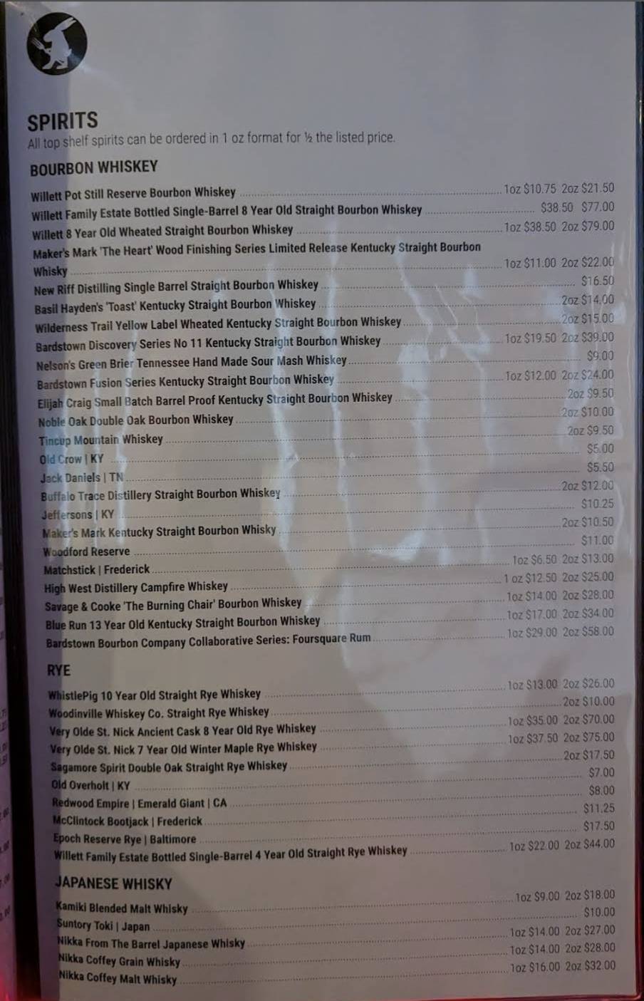 White Rabbit Gastropub меню