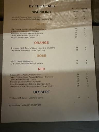 Winepoint Wine Bar Athens меню