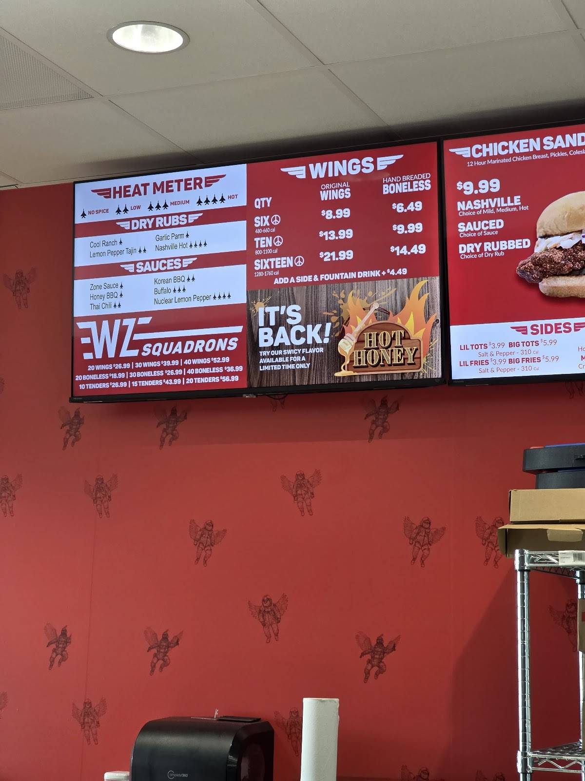 Wing Zone Hot Chicken & Wings меню