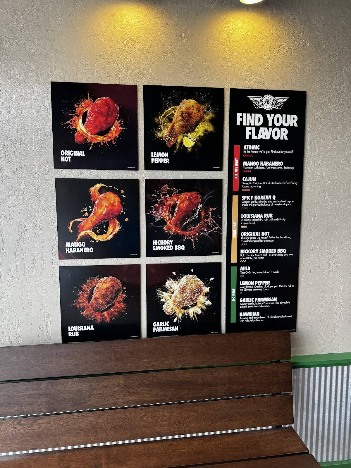 Wingstop меню