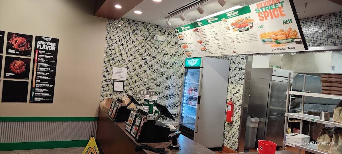 Wingstop меню